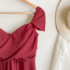 Off the shoulder formal dress